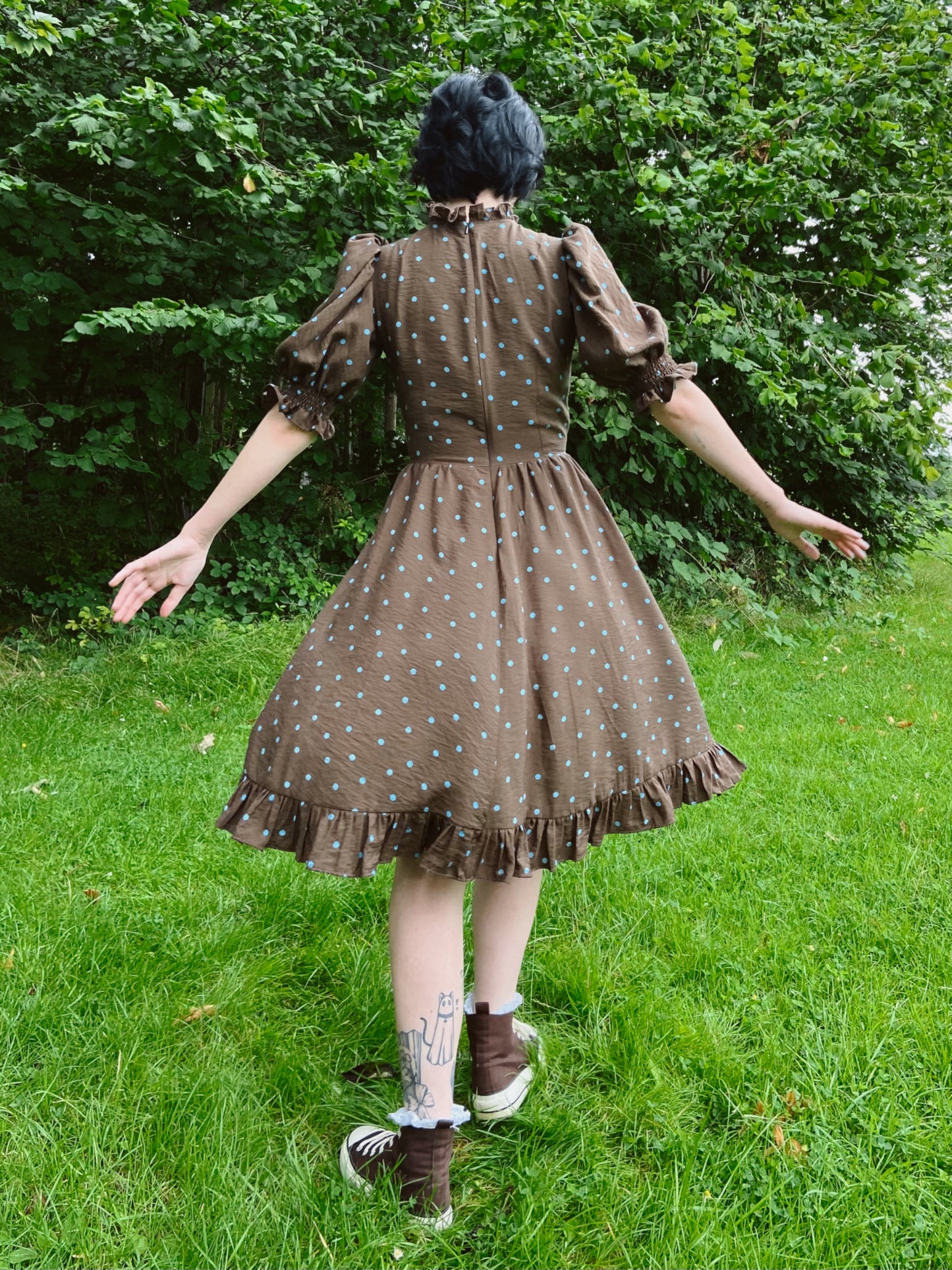 The Carmen Prairie Dress - Polka Dot